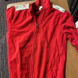 Boys Burberry zip up sweater